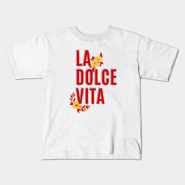 La dolce vita Kids T-Shirt by bumblethebee